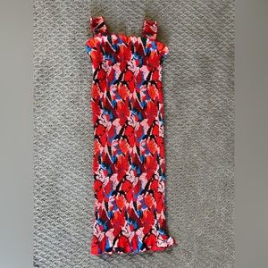 Summer l Shirred Bodycon Midi Dress